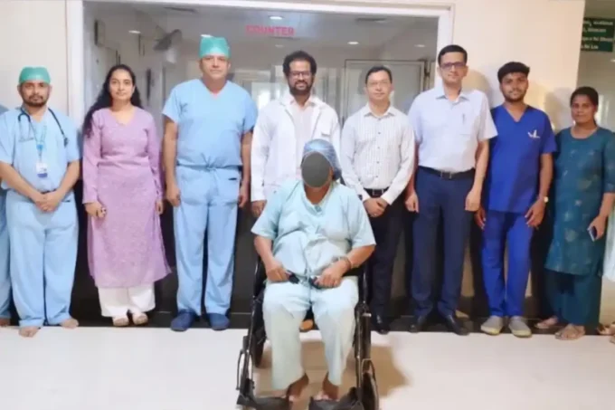 Dr Hanumantha Naik SS Narayana Health Davangere successful liver tumor surgery of Chitradurga woman