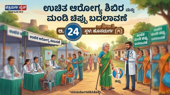 Hosadurga, Health Camp,