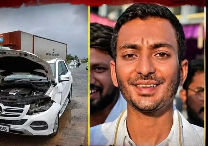 samarth-shamanur-car-accident-hiriyur-nh48