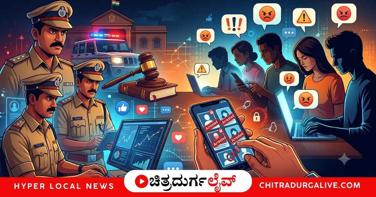 ಹಿರಿಯೂರಿನಲ್ಲಿ ಮಹಿಳೆ ಆತ್ಮಹತ್ಯೆ ಪ್ರಕರಣಕ್ಕೆ ಸಂಬಂಧಿಸಿ ಸಾಮಾಜಿಕ ಜಾಲತಾಣಗಳಲ್ಲಿ ಅಶ್ಲೀಲ, ಧಾರ್ಮಿಕ ದ್ವೇಷ ಪ್ರಚೋದಕ ಕಮೆಂಟ್ ಹಾಕಿದ 11 ಇನ್‌ಸ್ಟಾಗ್ರಾಮ್ ಖಾತೆಗಳ ವಿರುದ್ಧ ಹಿರಿಯೂರು ನಗರ ಠಾಣೆಯಲ್ಲಿ ಕೇಸ್ ದಾಖಲಾಗಿದೆ.